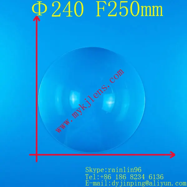 

fresnel lens Diameter 240mm Focal length 250mm Round Fresnel Lens thickness 2mm circle lens for DIY projector traffic light lens