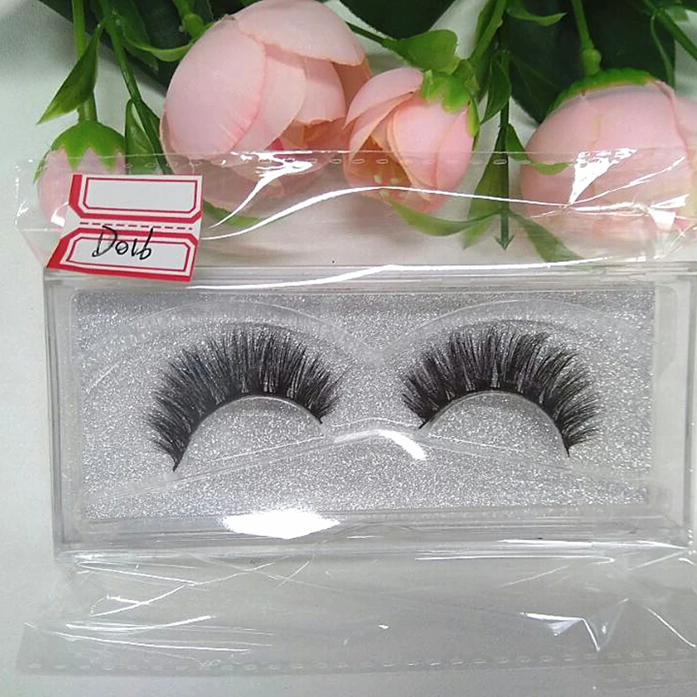 3D Nyata Mink Lash Glitter Kemasan Kualitas 10 Pairs Mink Lashes