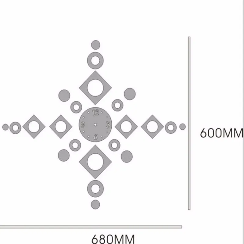 Новинка года реального кварцевые Гостиная Современные настенные часы horloge DIY 3d акриловые зеркало наклейки дома Decora