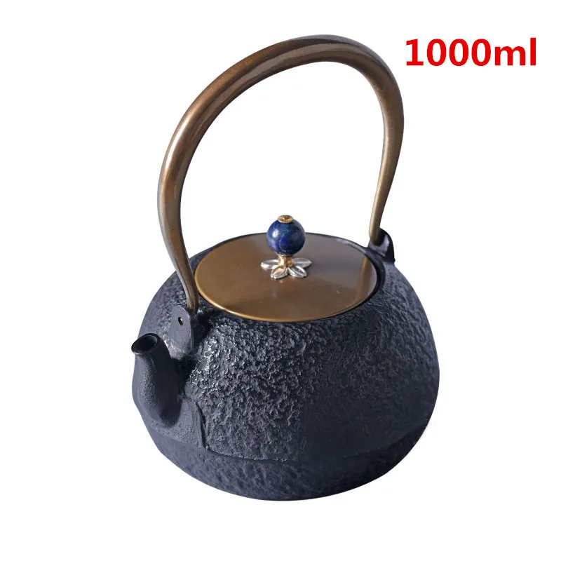 1000ml Cast Iron Tea Pot Set Japanese Teapot Tetsubin Kettle Drinkware KungFu Tools Zen ink Teaware Free Shipping | Дом и сад