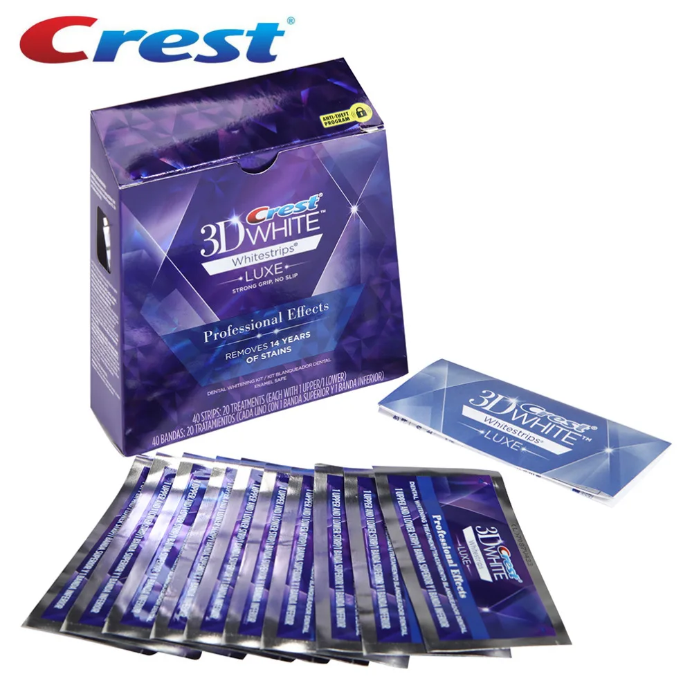 Бренд Crest 3D White LUXE Professional Effects зубные Whitestrips оригинальный гигиена полости рта