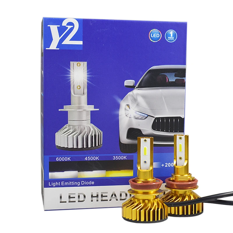 2 шт. автомобильные лампы для фар H7 led H4 H1 H11 H8 Hb4 CANBUS no error Turbo led 50 Вт 10000лм 6000 К 4300 К 8000 к автомобильная противотуманная фара F2