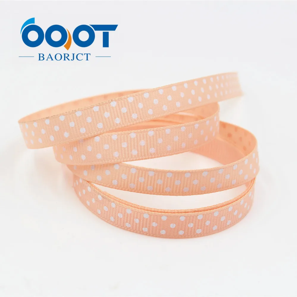 OOOT BAORICT 1762212, горошек корсажная лента, 10 мм, 20 ярдов лента для шитья, DIY головной убор аксессуары ручной работы материал - Цвет: 5