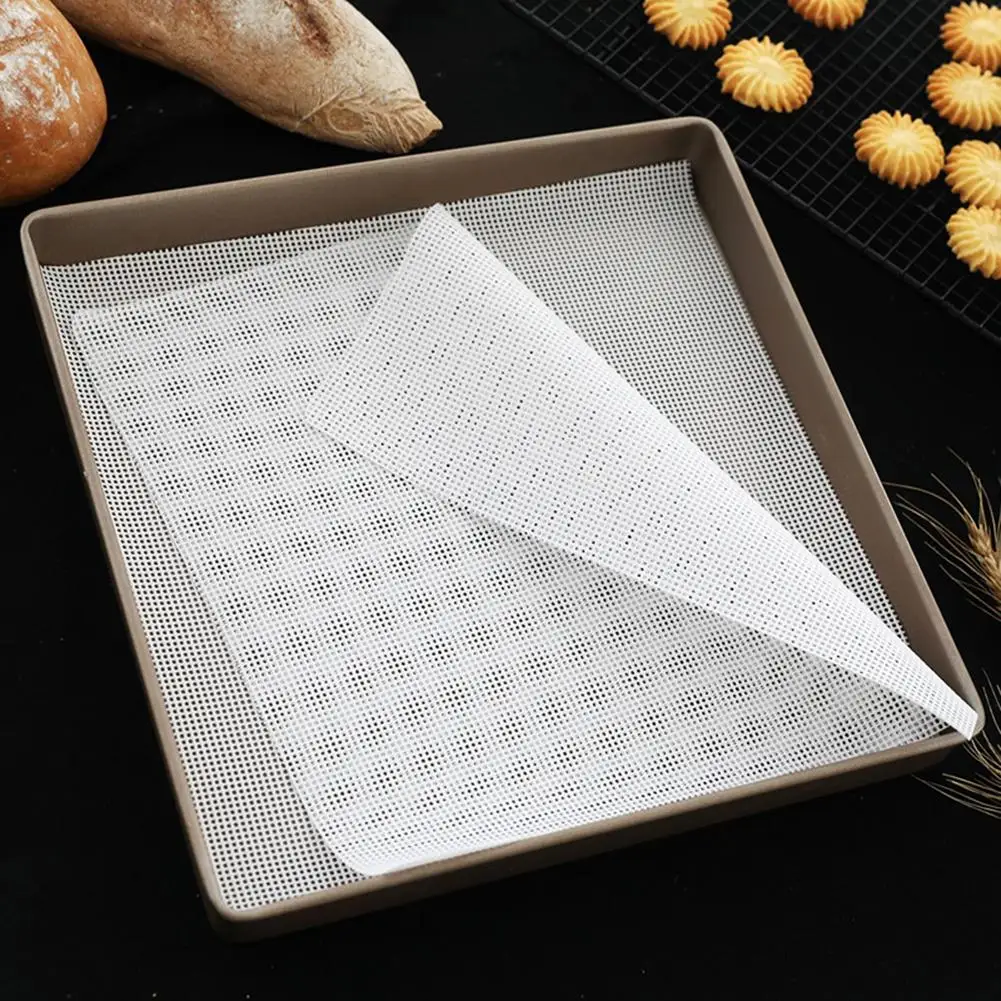 Square Silicone Steamer Mesh Pad Non-stick Round Shape Pad Dumplings Baking Mat Home Kitchen Tools Steamed Buns Baking Pastry
