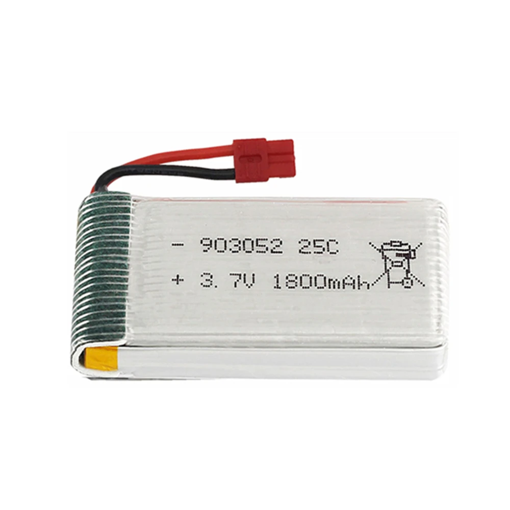 3,7 v 1800mAh литий-полимерный Батарея для KY601S SYMA X5 X5S X5C X5SC X5SH X5SW X5HW X5UW M18 H5P HQ898 H11D H11C вертолет Батарея - Цвет: Бургундия