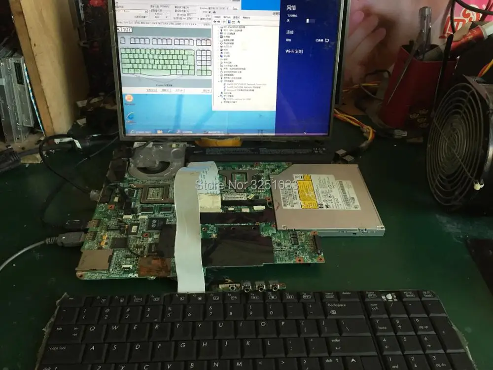 434660-001 434659-001 аккумулятор большой емкости для hp DV9000 Материнская плата ноутбука HSTNN-Q21C DV9700 DV9800 945PM DDR2 протестирована и гарантирована