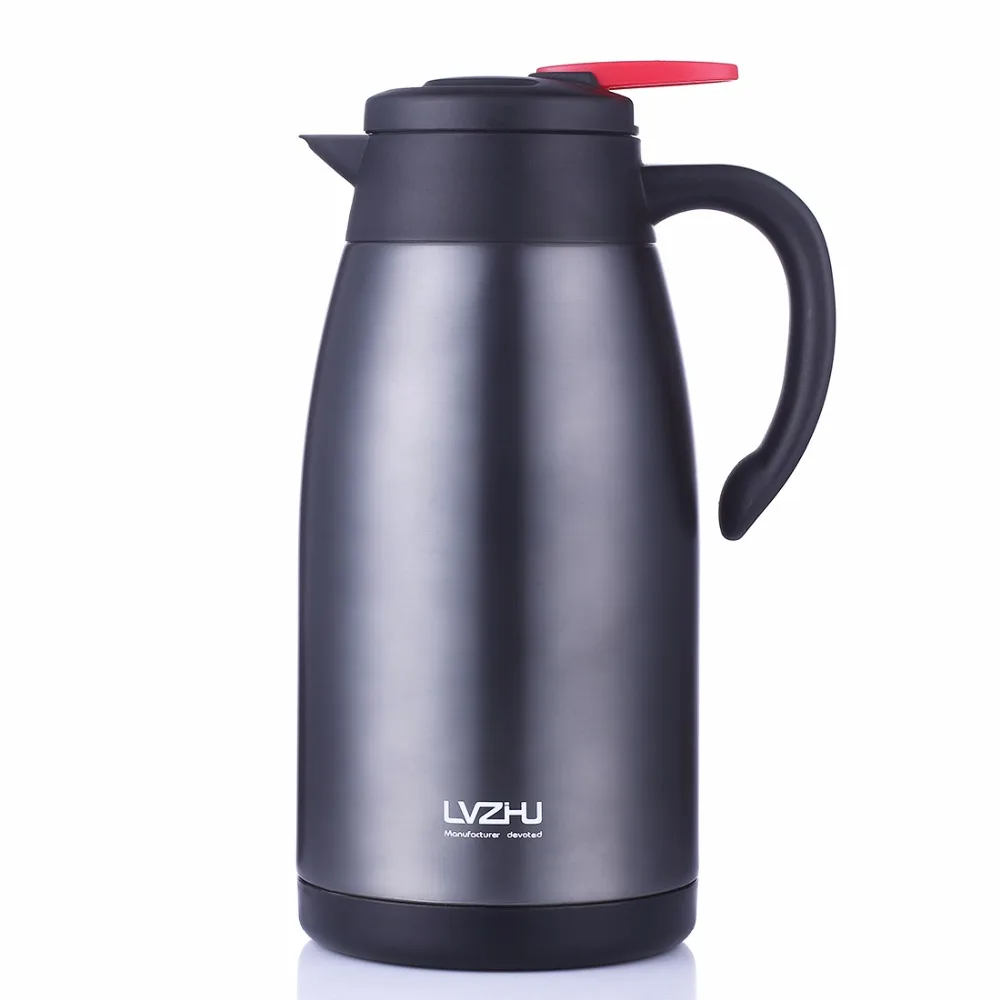 2L Large Stainless SteelTravel kettle insulated Thermo for bottle