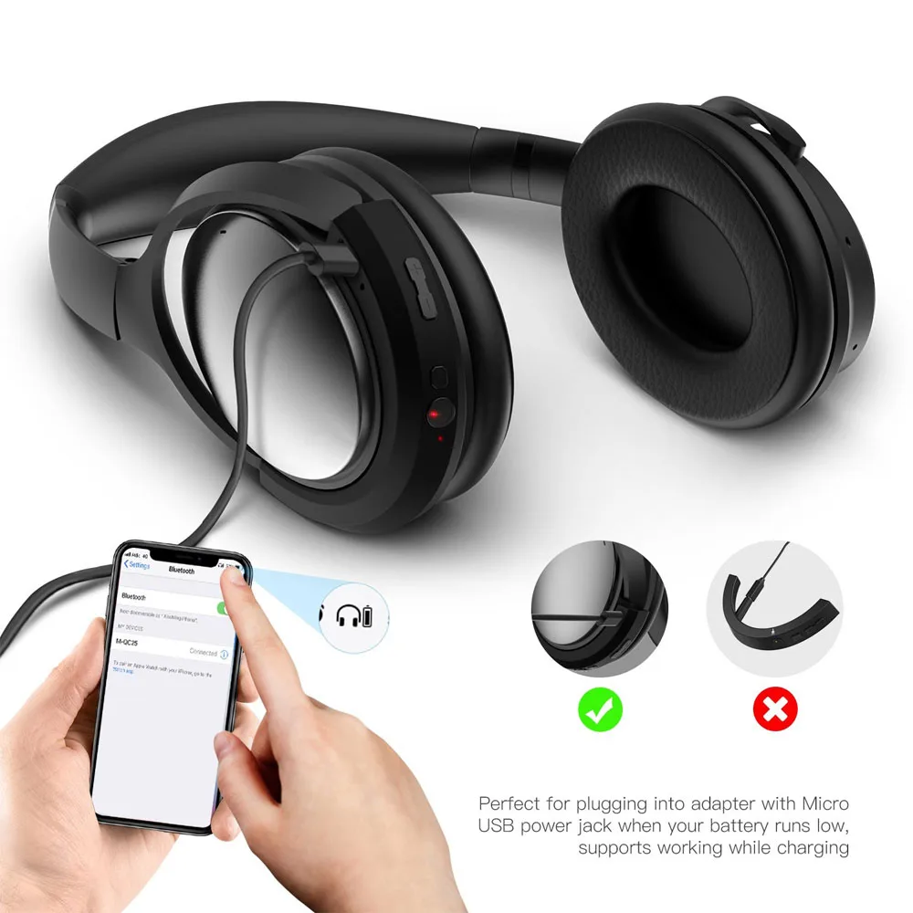 Беспроводной Bluetooth адаптер POYATU для Bose QC15 QC 15 беспроводной динамика QuietComfort