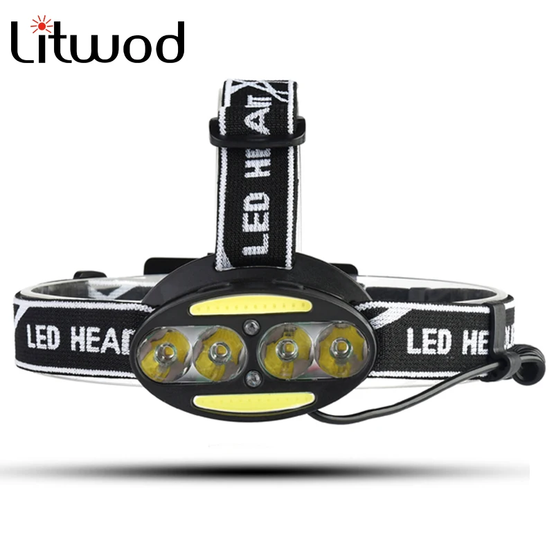 

z20 15000lm 8 Leds Micro USB headlamp xml-t6 head flashlight waterproof Rechargeable SOS 2 red ligth camping headlamp