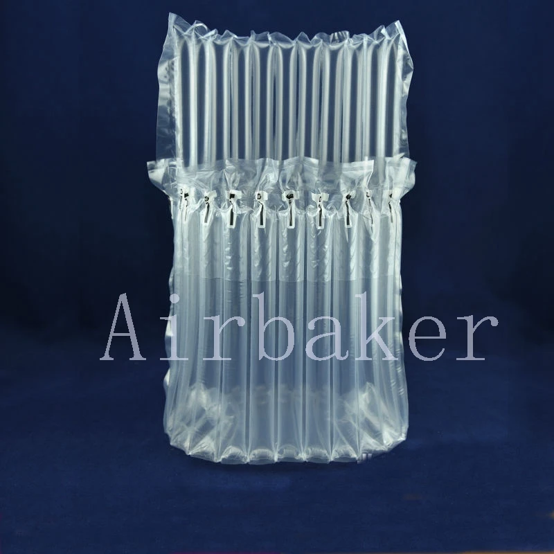 Inflatable Air Bag Cushion Bag For Wine Packaging Cushion Wrap Bubble Packaging bags 7 Columns 100