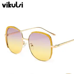 Женские солнцезащитные очки в итальянском стиле с квадратными линзами, новинка 2019 года, брендовые дизайнерские солнцезащитные очки
