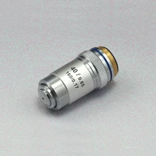 Achromatic Biological Microscope Objective Lens Conjugate Point Distance 195mm NA 0.65 40x Working Distance 0.65mm 1PC Achromatic Biological Microscope Objective Lens Conjugate Point Distance 195mm NA 0.65 40x Working Distance 0.65mm 1PC