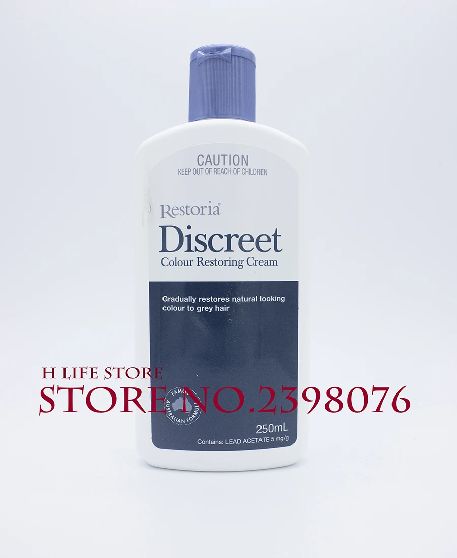 Original Restoria Discreet Colour Restoring Cream Lotion Hair Care 250ml Reduce Grey for Men and Women Color Free Shipping | Красота и