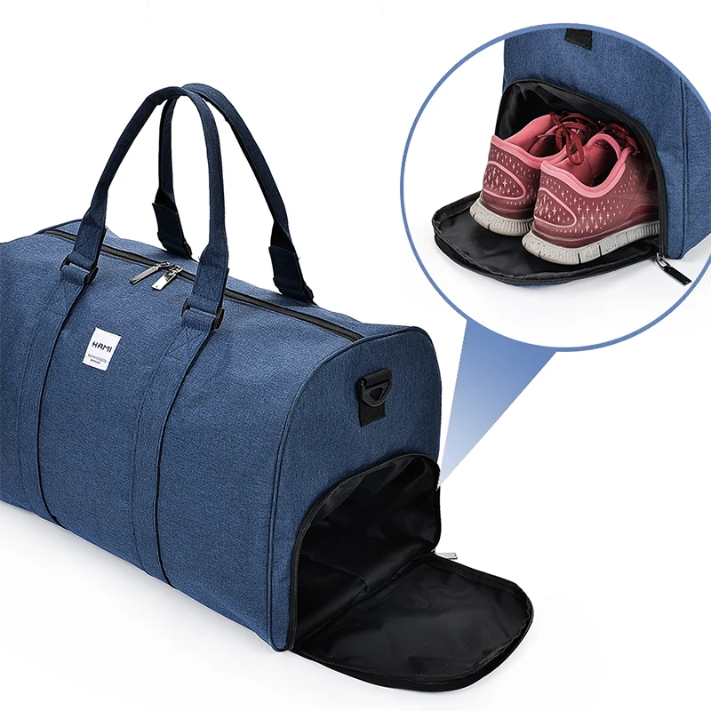 

New Men Gym Bags For Training Waterproof Basketball Fitness Women Outdoor Sports Football Bag With independent Shoes Storage