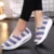 Горячая Распродажа Женская Обувь Slip On Toning Walking Shoes Повседневная Парусиновая Платформа Клинья Увеличивающие Рост Кроссовки для пожилых женщин