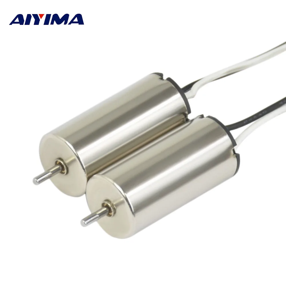 

Aiyima 2pcs Micro 1020 Coreless Motor Four-axis Crossing Machine Spindle Motors NdFeB Super Magnetic DC3-4.2V Hollow Cup Motors