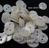 11.5mm 2 hole white natural river shell buttons for clothing accessories 1