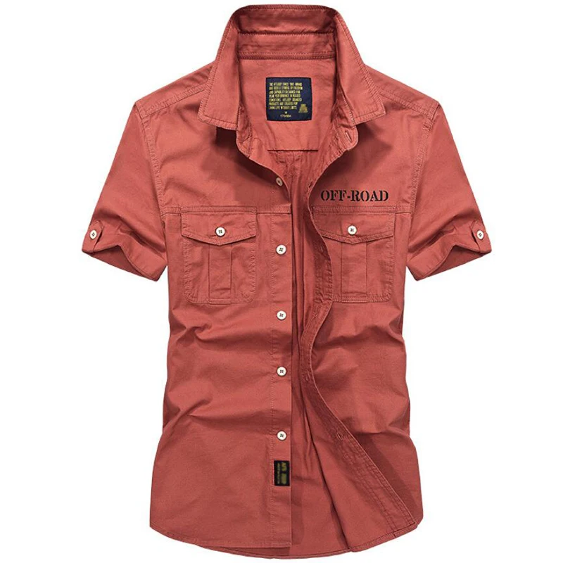 Рубашка в стиле милитари для мужчин Повседневная хлопок с длинным рукавом армейские рубашки размера плюс 4XL Camisa Social Masculina Мужская Однотонная рубашка с карманом