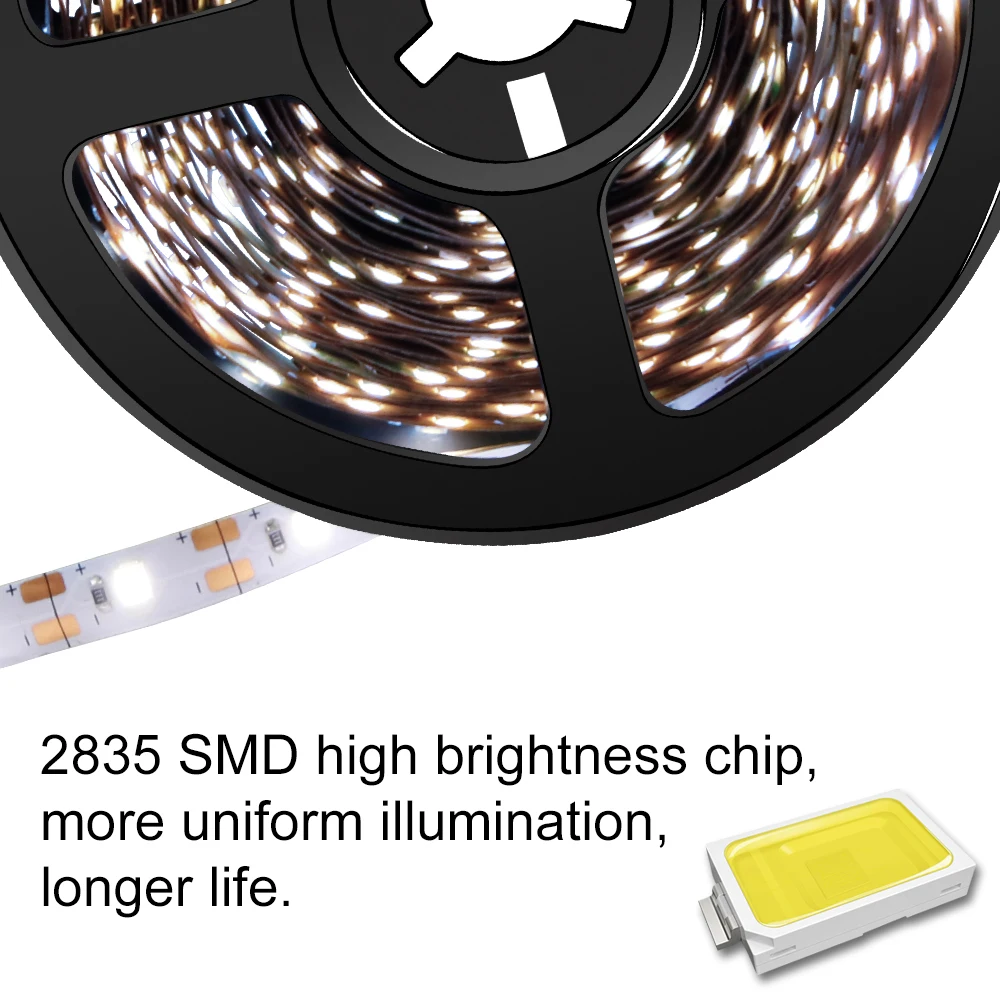 DC5V LED Light Strip Flexible 2835 Ribbon LED Light Tape 50CM 1M 2M 3M 4M 5M TV Background Lighting Christmas Decor lamp tape