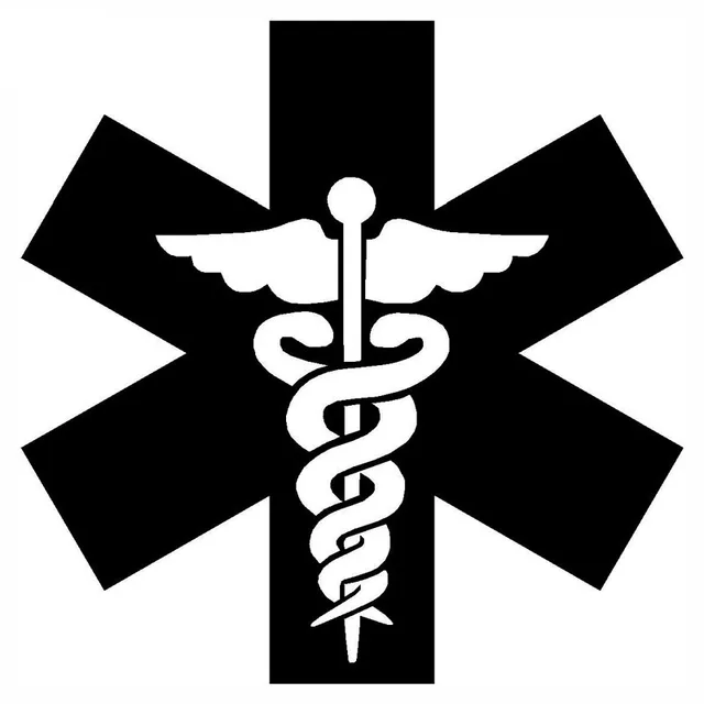 9 5 9 5cm medical symbol car sticker decals motorcycle decals