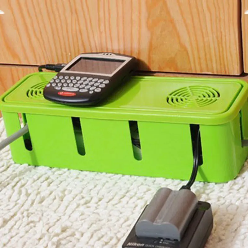 

Power Electric Outlet Board Cables Strip Wire Case Storage Box Organizer