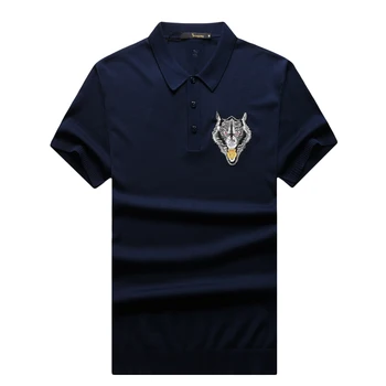 

Billionaire italian couture men's t-shirt launching summer fashion comfort embroidered designed gentleman free shipping