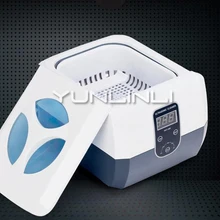 Бытовая ультразвуковая чистящее средство для очков/ювелирных изделий/ложных зубов ультразвуковая Чистящая машина мини ультразвуковая стиральная установка VGT-1200