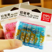 Deli 0505 колпачок наборы карандашей колпачок карандаш расширитель Канцтовары для учащихся, карандаш Топпер