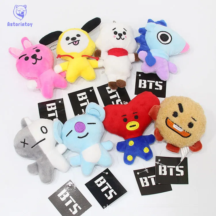 Bangtan мальчики BTS bt21 мягкие ВАПП плюшевая игрушка-брелок коллекции Kawaii кукла TATA Ван COOKY CHIMMY SHOOKY Коя