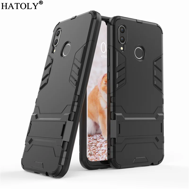 

HATOLY For Armor Case Huawei Nova 3 Case Huawei nova 3 Shockproof Robot Silicone Hard Phone Cover For Huawei Nova 3 PAR-LX1