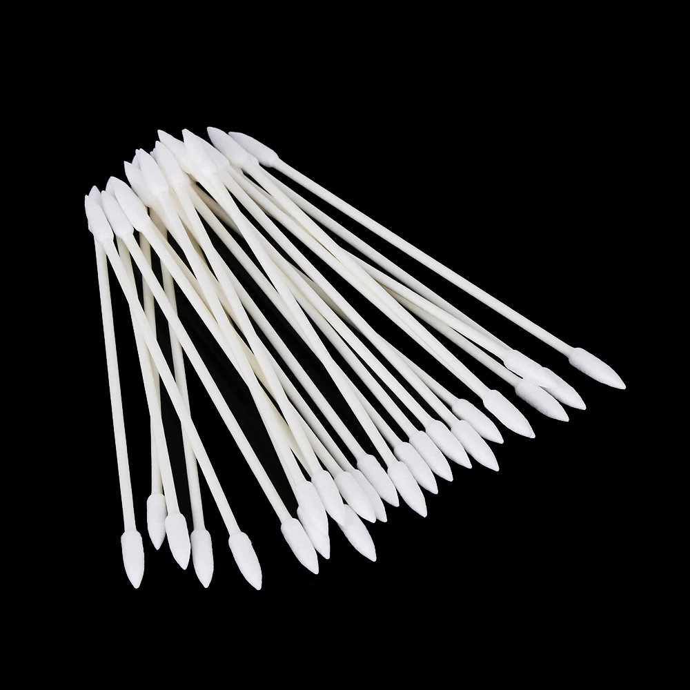 

1/2 Bags Double Head Pro Dust Free Disposable Cleaning Swab Cotton Stick For AirPods Earphone Phone Charge Port Accessories