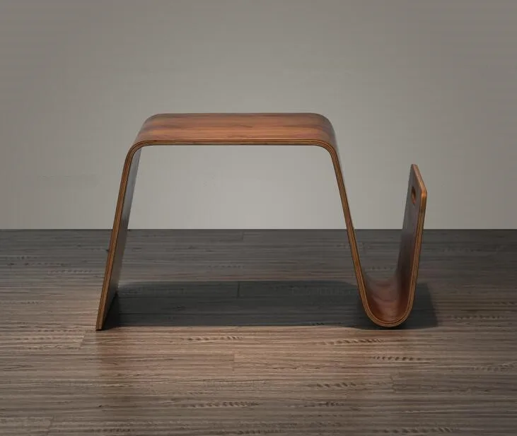 Bentwood Plywood Mid Century Design Modern End Table For Breakfast, Magazine Living Room Furniture Side Tea Bed Table For Laptop Bentwood Plywood Mid Century Design Modern End Table For Breakfast, Magazine Living Room Furniture Side Tea Bed Table For Laptop