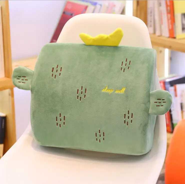 

cartoon cactus carrot pineapple strawberry 32cm waist pillow stuffed toys cushion plush birthday christmas gift toy #1722