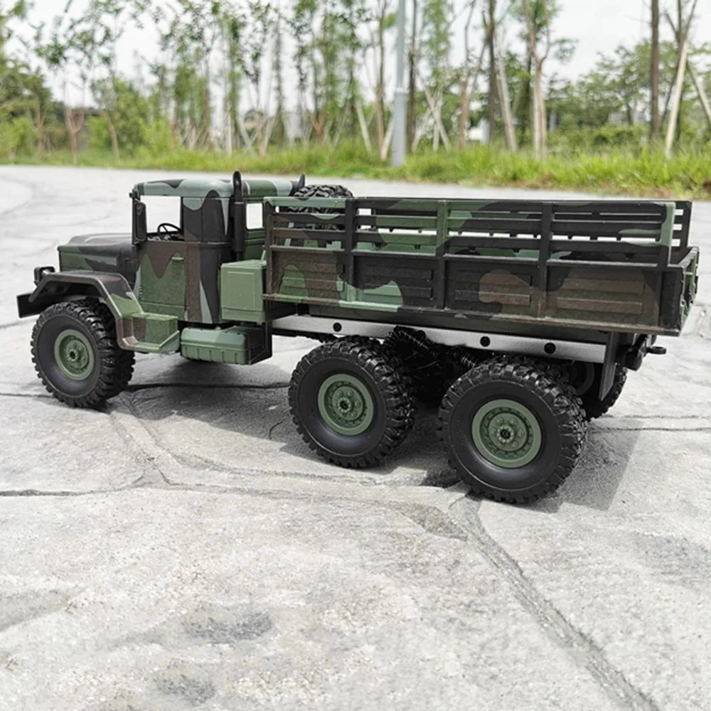 MN модель MN77 1/16 2 4G 6WD Rc автомобиль со светодиодной подсветкой Камуфляжный военный