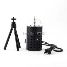 FedEx/DHL Для 3 Вт RGB светодиодный сценический светильник авто-вращающийся голосовой активированный сценический DJ танцевальный светильник AC90-240V штепсельной вилкой EU/US