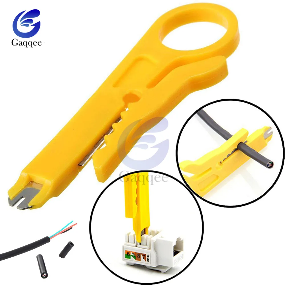 Portable Mini Wire Stripper Cutter Crimper Pliers Multi Tools Cable Stripping 