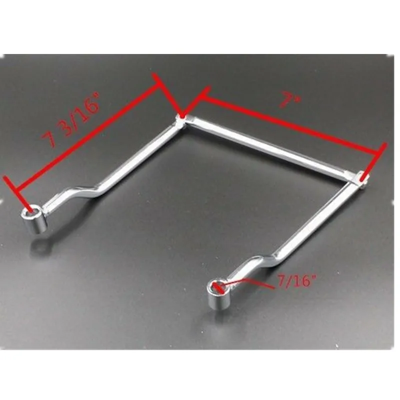 Motorcycle Chrome Steel Saddle bag Support Bars Mounts Bracket For Yamaha Dragstar Vstar 400 650 Honda Rebel Kawasaki