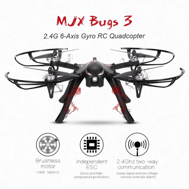 Special Offers Professional Drone MJX Bugs 3 B3 Quadcopter Brushless RC Helicopter With 4k/1080P Wifi HD Camera Can Carry Gopro/Xiaomi/Eken H9 Special Offers Professional Drone MJX Bugs 3 B3 Quadcopter Brushless RC Helicopter With 4k/1080P Wifi HD Camera Can Carry Gopro/Xiaomi/Eken H9