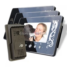1V3 7 pulgadas TFT LCD Monitor 1/3 CMOS impermeable cámara de visión nocturna Video puerta sistema de intercomunicación teléfono