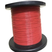 Телфлон посеребренный провод для наушников сигнальный провод 30AWG диаметр 0,5 мм импортный PTFE высокотемпературный провод кабель для гарнитуры