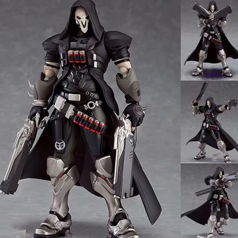 17 см Figma 393 Overwatch REAPER серия экшн фигурки Коллекция Модель Кукла подарок|Игровые и