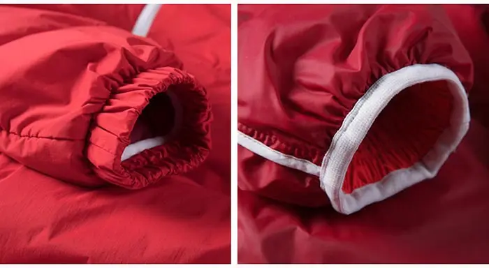 Женский зимний красный длинный пуховик белый утиный пух Верхняя одежда двухсторонняя Одежда модное пальто с капюшоном размера плюс HJ248