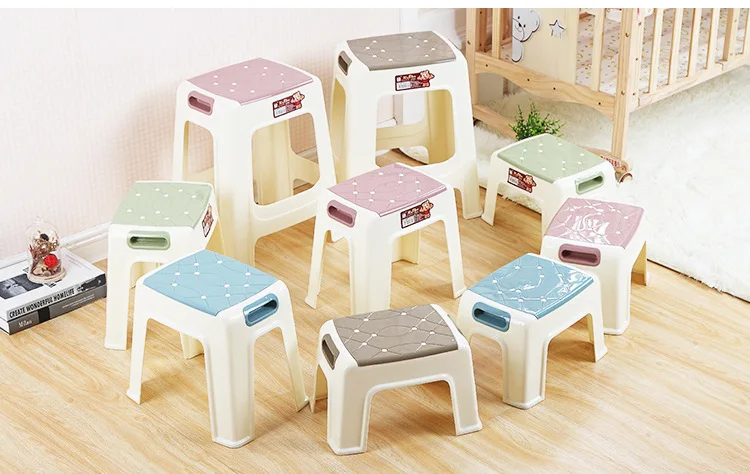29*20*21CM Eco-friendly PP Square stool Portable Non-slip durable thicken footstools 29*20*21CM Eco-friendly PP Square stool Portable Non-slip durable thicken footstools