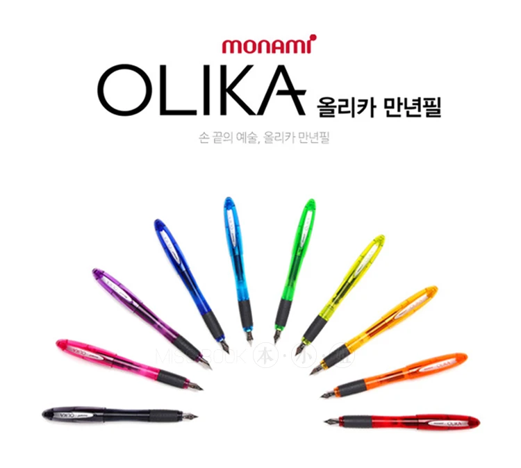 Monami OLIKA прозрачная перьевая ручка EF 0,38 мм супер тонкий наконечник из нержавеющей стали Kalem Stylo Plume Caligraphy ручка канцелярские принадлежности