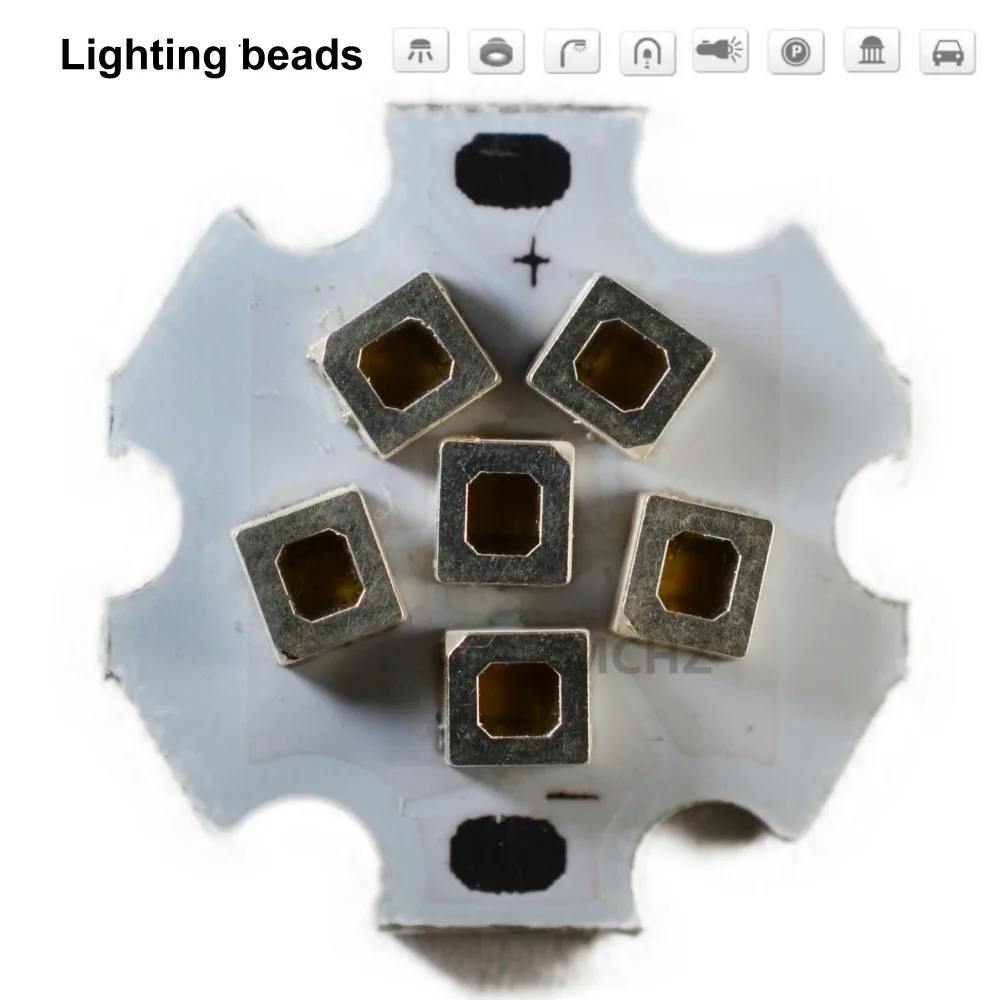 

1pcs LED Colloid Lens COB 1000MA Chip Lamp 25W LED Chip DC AC 19.2V-19.8V Input DIY for Spotlight Beads Warm White Cold White