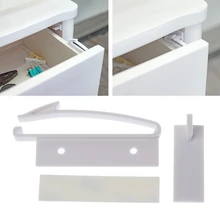 4 шт. Невидимый защитный замок для детей модный прочный ящик замок защелки безопасности