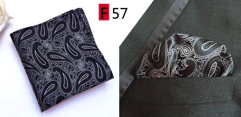 Уникальный Дизайн Для мужчин Paisley Pocket Square Высокое качество жаккардовые платок оптовая