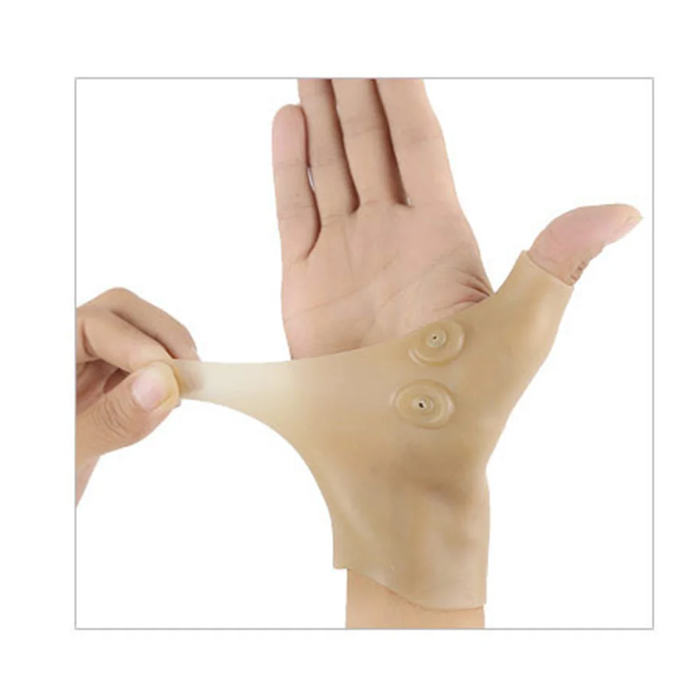 Массаж для снятия боли на запястье Мягкий корректор терапия водонепроницаемый ручной большой палец поддержка эластичная Магнитная перчатка скоба