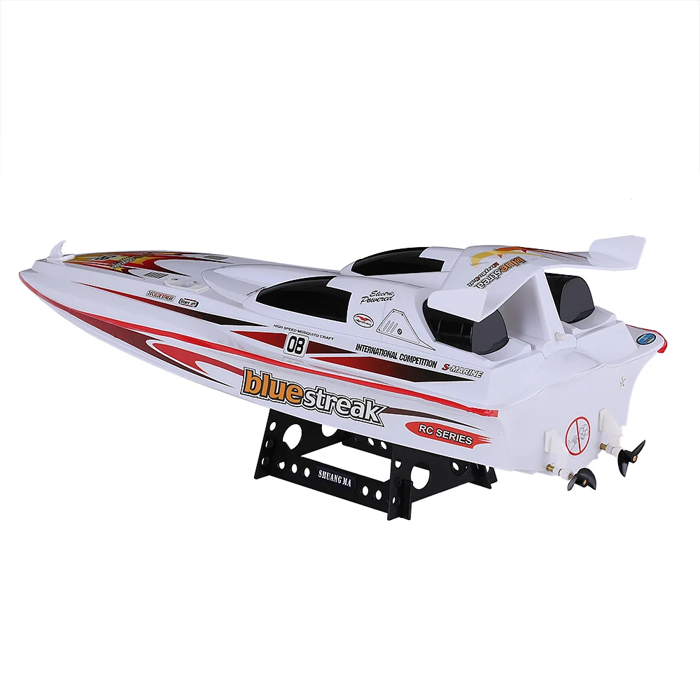 Детская Наружная игрушка DH-7008 72 см большая RC лодка высокоскоростная гоночная Водонепроницаемая RC скорость зарядки лодка с 1800 mAh батареей