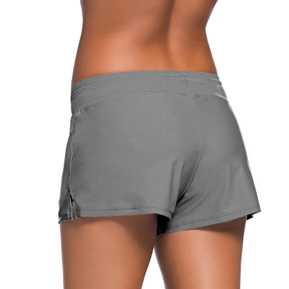 

Women Swimming Shorts 2019 Sexy Low Waist Summer Beach Shorts Quick Drying Swimwear Briefs Female Swim Pants for Holiday